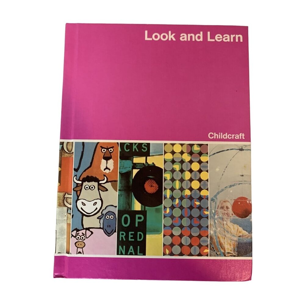 Childcraft Look and Learn Vol 12 1982 Vintage Illustrated Educational Hardcover